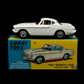 Volvo P 1800 1961 Simon Templar The Saint Weiß 1/45 Corgi Toys CD54321004