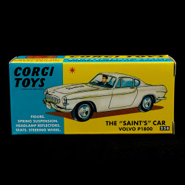 Volvo P 1800 1961 Simon Templar The Saint Weiß 1/45 Corgi Toys CD54321004