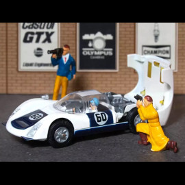 Porsche 906 Carrera 6 1967 Weiß / Blau 1/43 Corgi Toys CD54321005