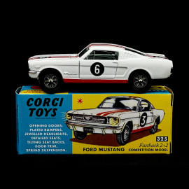 Ford Mustang Fastback 1965 Weiß 1/45 Corgi Toys CD54321007