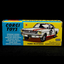 Ford Mustang Fastback 1965 Weiß 1/45 Corgi Toys CD54321007