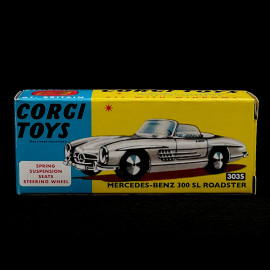 Mercedes-Benz 300SL Roadster Cabrio 1958 Blau 1/46 Corgi Toys CD54321013