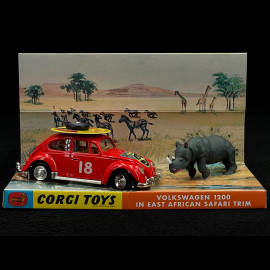 Volkswagen Beetle Rallye Safari n° 18 1954 1/44 Corgi Toys CD54321019