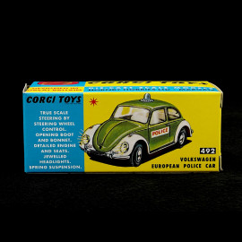 Volkswagen Käfer Deutsche Polizei 1977 Grün 1/45 Corgi Toys CD54321028