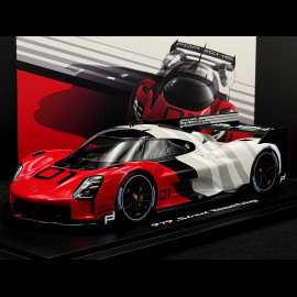 Porsche 919 Street Weissach Package 2017 Red / White 1/18 Spark WAP0210190RSTR