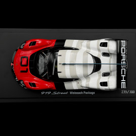 Porsche 919 Street Weissach Package 2017 Red / White 1/18 Spark WAP0210190RSTR