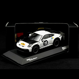 Porsche 911 Dakar Type 992 Rallye Safari 1971 n° 19 2023 White / Black 1/43 Minichamps WAP0209110R60Y