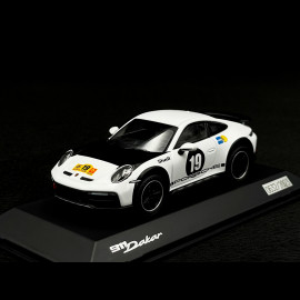 Porsche 911 Dakar Type 992 Rallye Safari 1971 n° 19 2023 White / Black 1/43 Minichamps WAP0209110R60Y