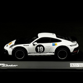 Porsche 911 Dakar Type 992 Rallye Safari 1971 n° 19 2023 Weiß / Schwarz 1/43 Minichamps WAP0209110R60Y