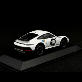 Porsche 911 Dakar Type 992 Rallye Safari 1971 n° 19 2023 White / Black 1/43 Minichamps WAP0209110R60Y