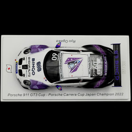 Porsche 911 GT3 Cup Type 992 n° 60 Sieger Porsche Carrera Cup Japan 2022 1/43 Spark SJ145