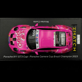 Porsche 911 GT3 Cup Type 992 n° 999 Sieger Porsche Carrera Cup Brasilien 2023 1/43 Spark S5669