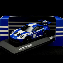 Porsche 911 GT3 RS Type 992 2023 Blau / Weiß 1/43 Spark WAP0202860SGT3