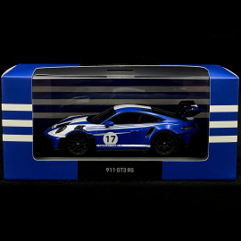 Porsche 911 GT3 RS Type 992 2023 Blau / Weiß 1/43 Spark WAP0202860SGT3