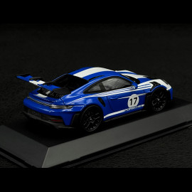 Porsche 911 GT3 RS Type 992 2023 Blau / Weiß 1/43 Spark WAP0202860SGT3