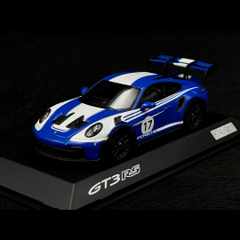 Porsche 911 GT3 RS Type 992 2023 Blau / Weiß 1/43 Spark WAP0202860SGT3