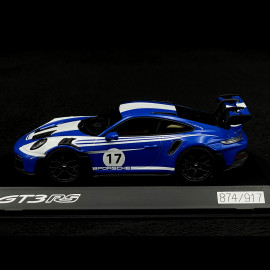 Porsche 911 GT3 RS Type 992 2023 Blau / Weiß 1/43 Spark WAP0202860SGT3