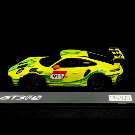 Porsche 911 GT3 RS Type 992 Grello 2023 Gelb / Grün 1/43 Spark WAP0202840SGT3