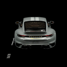 Porsche 911 Sport Classic Type 992 2022 Sport Grey Metallic / Black Interior 1/18 Spark WAP0210120SSCL