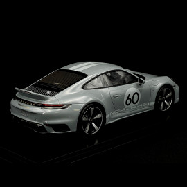 Porsche 911 Sport Classic Type 992 2022 Sport Grey Metallic / Black Interior 1/18 Spark WAP0210120SSCL