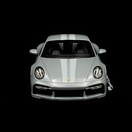 Porsche 911 Sport Classic Type 992 2022 Sport Grey Metallic / Black Interior 1/18 Spark WAP0210120SSCL