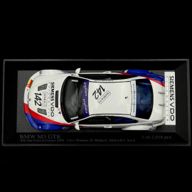 BMW M3 GTR n° 142 Sieger 24h Spa-Francorchamps 2004 1/43 Minichamps 400042392