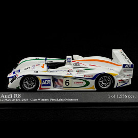 Audi R8 n° 6 Sieger 24h Le Mans 2003 1/43 Minichamps 400031306