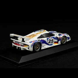 RARE - Hand-Signed by Norbert Singer - Porsche 911 type 993 GT1 Le Mans 1996 n° 25 Wollek 1/43 Minichamps WAP02004797