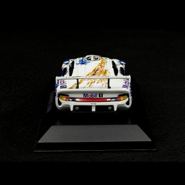 RARE - Hand-Signed by Norbert Singer - Porsche 911 type 993 GT1 Le Mans 1996 n° 25 Wollek 1/43 Minichamps WAP02004797