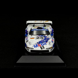 RARE - Hand-Signed by Norbert Singer - Porsche 911 type 993 GT1 Le Mans 1996 n° 25 Wollek 1/43 Minichamps WAP02004797