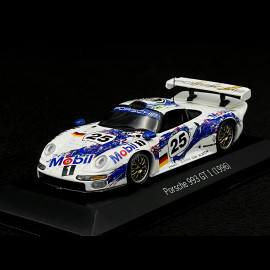 RARE - Hand-Signed by Norbert Singer - Porsche 911 type 993 GT1 Le Mans 1996 n° 25 Wollek 1/43 Minichamps WAP02004797