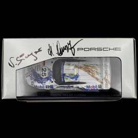 RARE - Hand-Signed by Norbert Singer - Porsche 911 type 993 GT1 Le Mans 1996 n° 25 Wollek 1/43 Minichamps WAP02004797