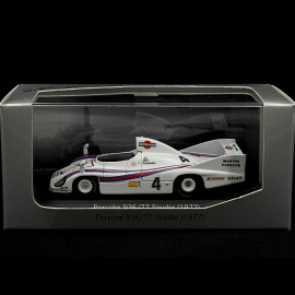 RARE - Handsigniert von Norbert Singer - Porsche 936 Spyder Sieger Le Mans 1977 n° 4 Martini 1/43 Minichamps WAP02004497