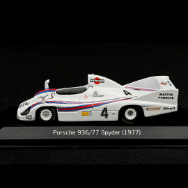 RARE - Handsigniert von Norbert Singer - Porsche 936 Spyder Sieger Le Mans 1977 n° 4 Martini 1/43 Minichamps WAP02004497