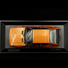 Audi Quattro 1981 Braun Metallisch 1/43 Minichamps 430019426