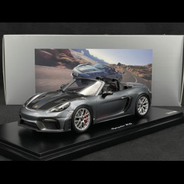 Porsche 718 Spyder RS Type 982 2024 Vanadium Grey Metallic 1/18 Spark WAP0212160RSPY