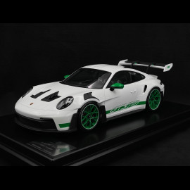 Porsche 911 GT3 RS Type 992 2023 Tribute To 1972 Carrera RS White / Green Stripes 1/12 Spark WAP0231550P002