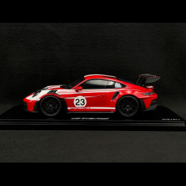 Porsche 911 GT3 RS Type 992 n° 23 Salzburg 2023 Red / White 1/18 Spark WAP0212820SGT3