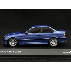 BMW M3 E36 Coupé 1999 Estoril Blau 1/43 Solido S4315202