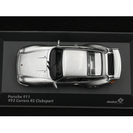 Porsche 911 RS Clubsport Type 993 1993 Polar Silver 1/43 Solido S4313803