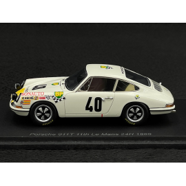 Porsche 911 T n° 40 24h Le Mans 1969 1/43 Spark S9743