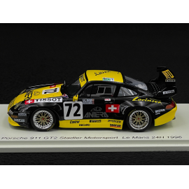 Porsche 911 GT2 Type 993 n° 72 24h Le Mans 1996 1/43 Spark S5523