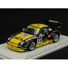 Porsche 911 GT2 Type 993 n° 72 24h Le Mans 1996 1/43 Spark S5523