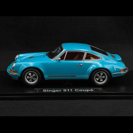 Singer Porsche 911 Coupé 2014 Türkisblau 1/18 KK Scale KKDC180445