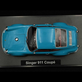 Singer Porsche 911 Coupé 2014 Türkisblau 1/18 KK Scale KKDC180445