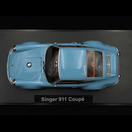 Singer Porsche 911 Coupé hellblau/orange 1/18 KK Scale KKDC180441