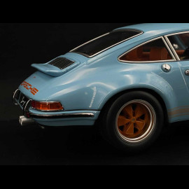 Singer Porsche 911 Coupé hellblau/orange 1/18 KK Scale KKDC180441