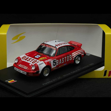 信頼も厚い 911 Porsche SC Spark 1/43 1983 Condroz du Rallye Winner 5 n° レーシングカー