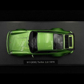 Porsche 911 Turbo 3.0 Type 930 1976 Metallic Green 1/18 KK Scale KKDC180573