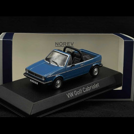 Volkswagen Golf Cabriolet Karmann 1981 Monaco-Blau 1/43 Norev 840069